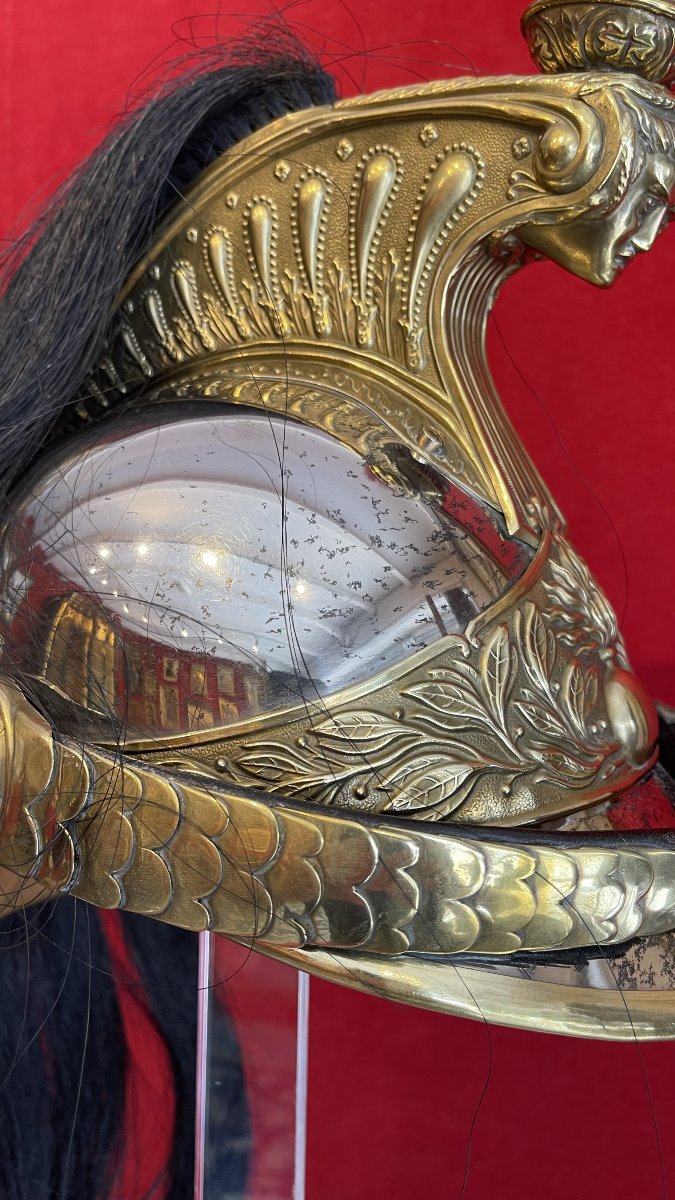 Ensemble Casque et Cuirasse de Cuirassier vers 1880/1900 , Cavalerie France 3e République WW1-photo-6