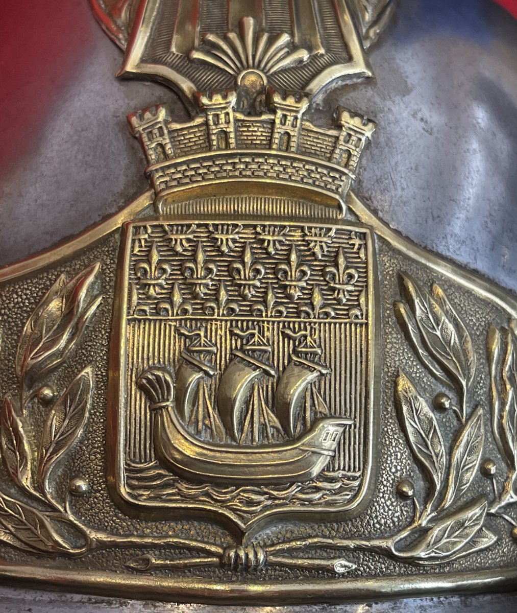 Casque Garde Républicaine à Cheval de Paris, vers 1885, France Cavalerie-photo-3