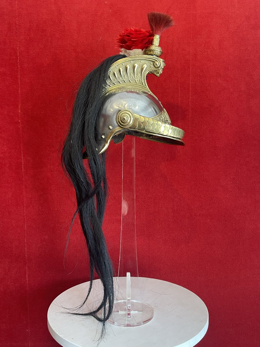 Casque Garde Républicaine à Cheval de Paris, vers 1885, France Cavalerie-photo-1