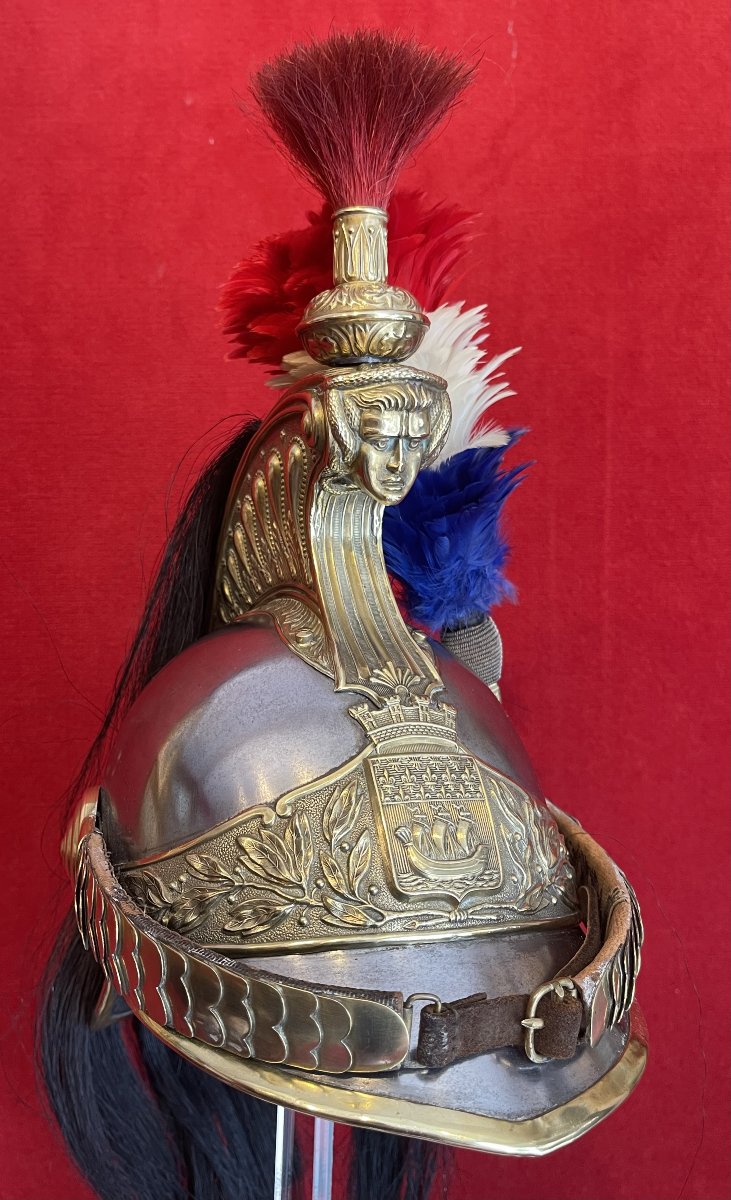 Casque Garde Républicaine à Cheval de Paris, vers 1885, France Cavalerie