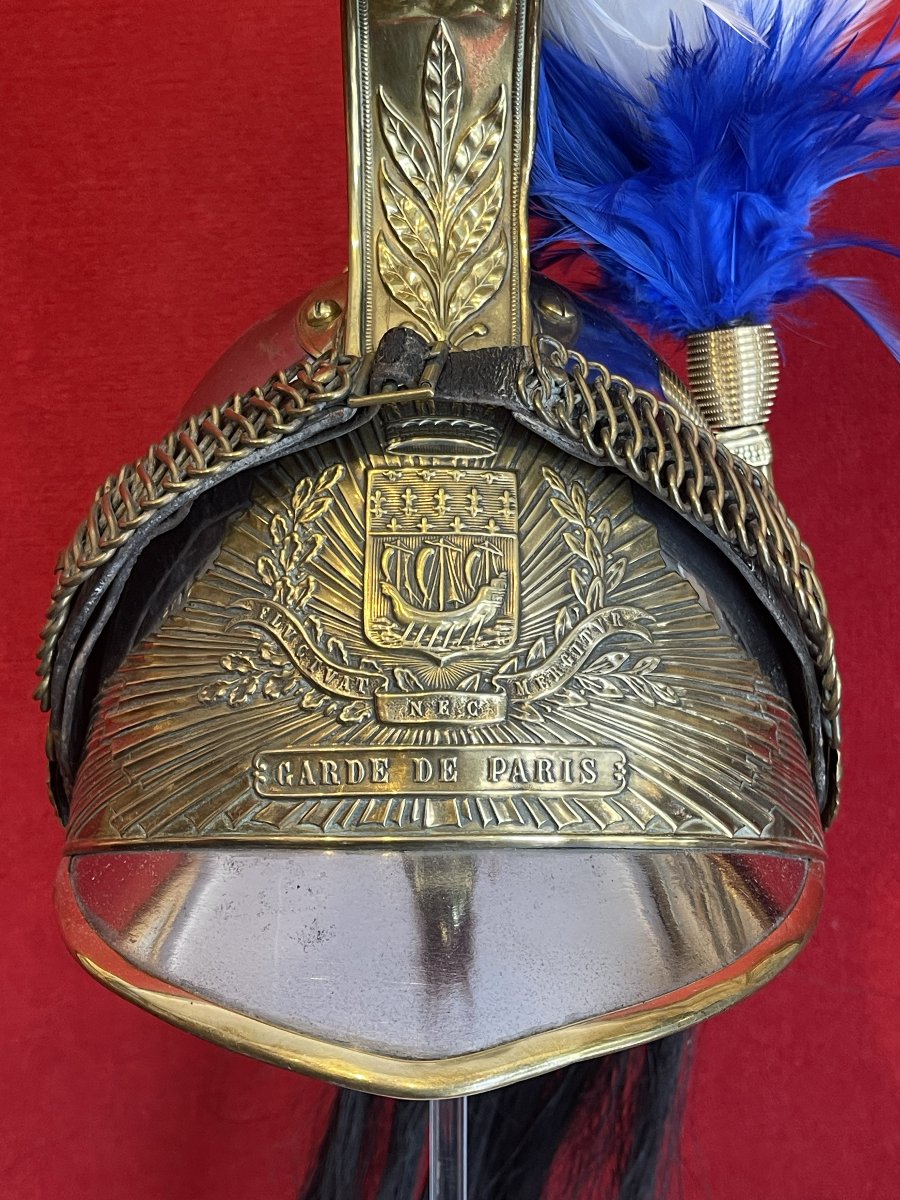 Helmet Of The Paris Guard On Horseback, Model 1860–1872,  Cavalery Napoleon III Third Republic-photo-1