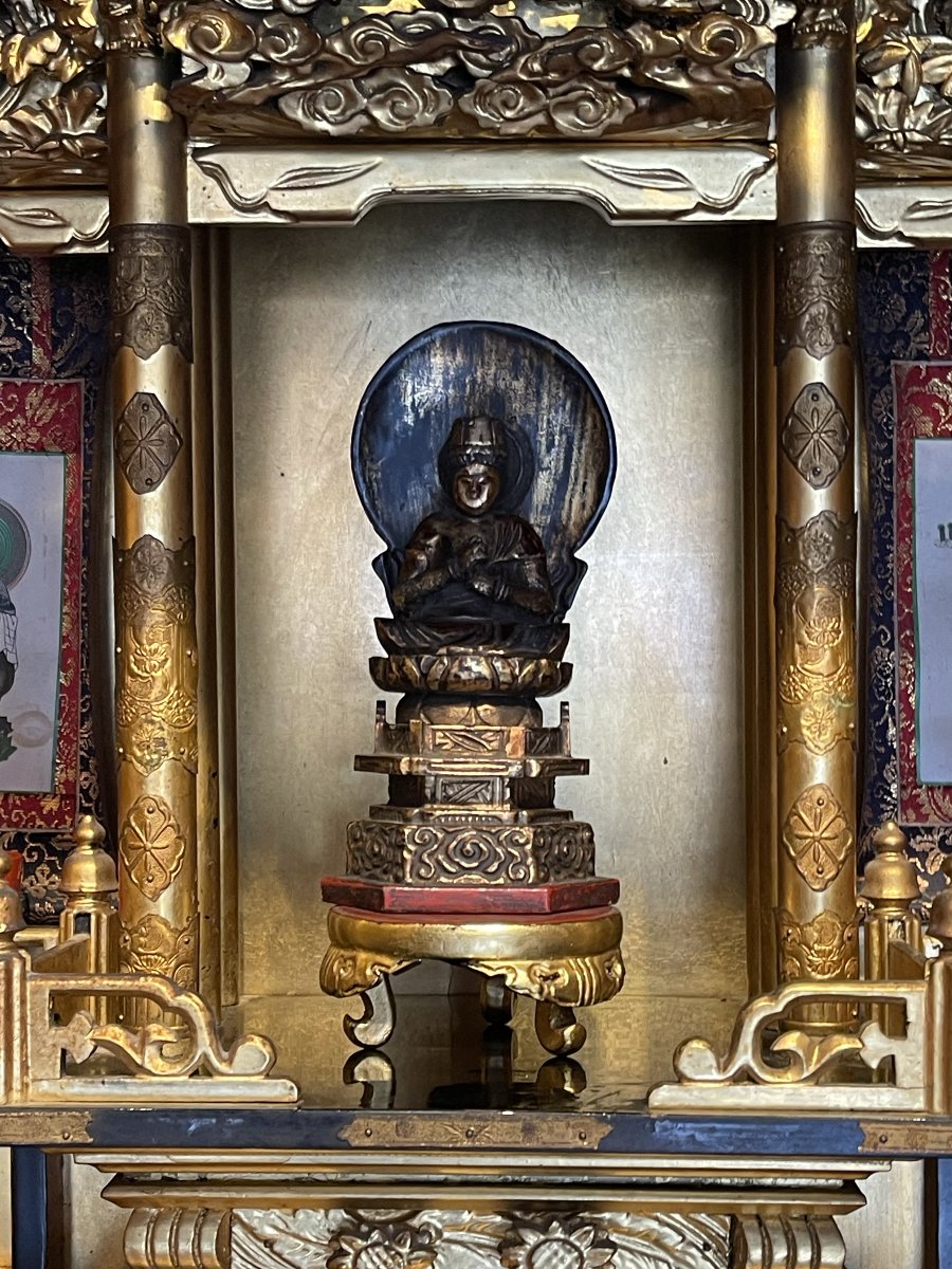 Monumental Autel Bouddhique, Japon Edo (1603-1868) / Bouddha / Butsudan / Zushi / Laque Chine -photo-4