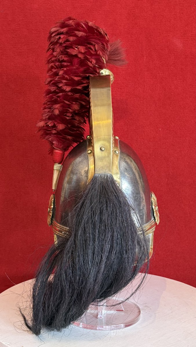 Paris Mounted Guard Helmet, M1860/1872, Cavalry Of Napoleon III / Third Republic / Republican-photo-1