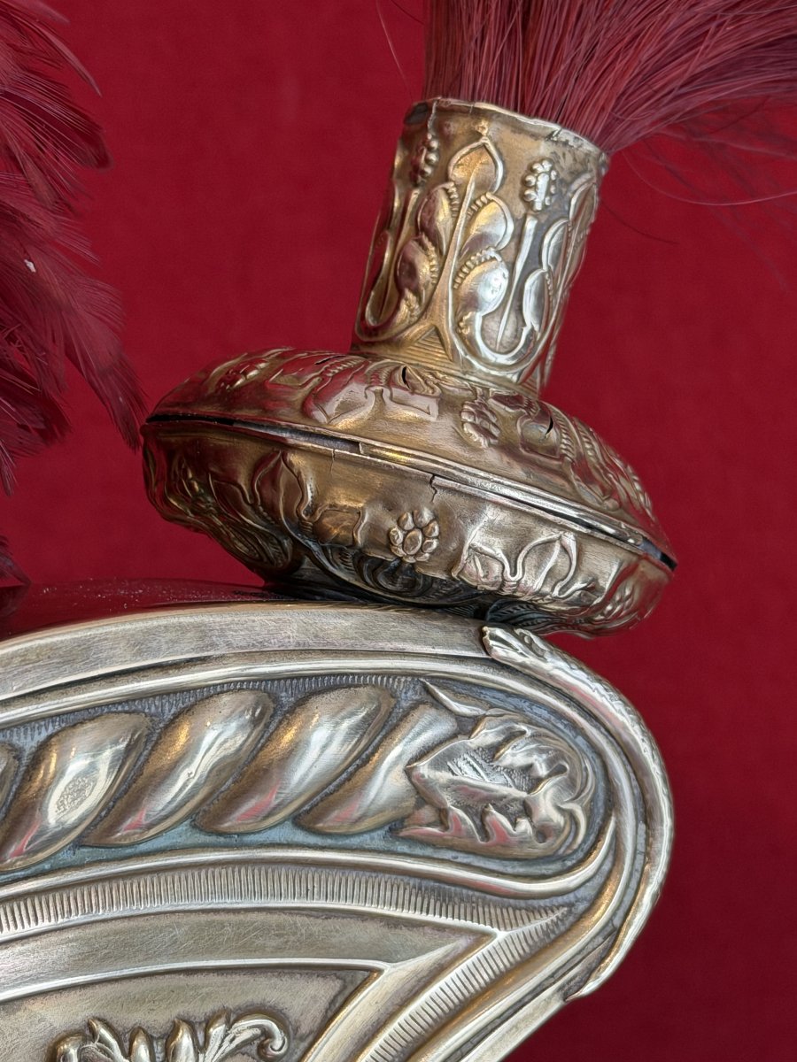 Paris Mounted Guard Helmet, M1860/1872, Cavalry Of Napoleon III / Third Republic / Republican-photo-6