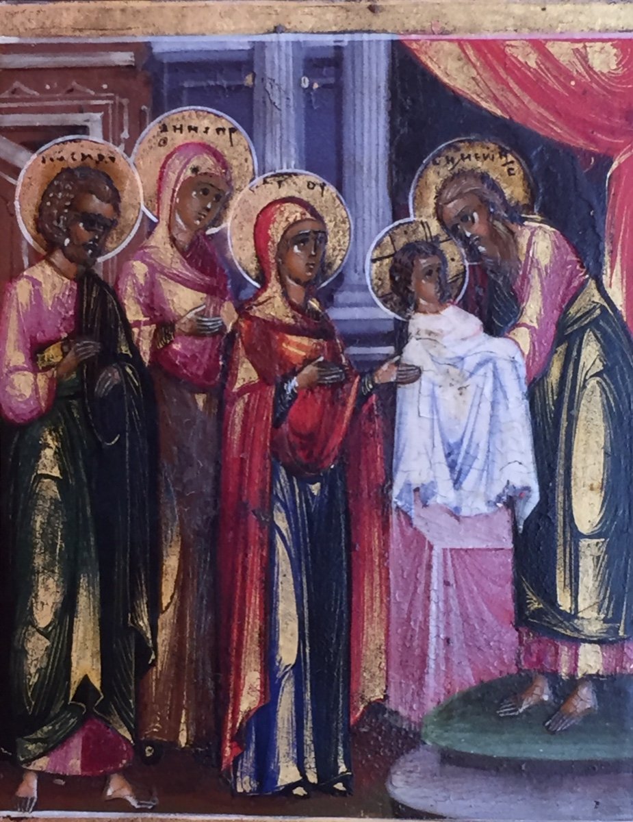 Grande Icône De Pâques Et Des Grandes Fêtes Liturgiques, Russie 19e Siècle / Icon / Orthodoxe-photo-2
