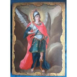 Icon Of Saint Michael Archangel 19th Century, Monastery Of The Caves Of Kiev / Kyiv Pechersk Lavra / Ukraine / Russia Orthodoxe / Icone