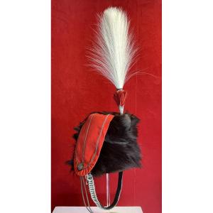 British Officer's Sable Busby Of The West Kent Yeomanry, Late 19th Century / Royal Hussars