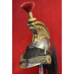 Casque 1845 Troupe 3e Régiment Cuirassiers, Charge de Reichshoffen  Second Empire Napoléon III 