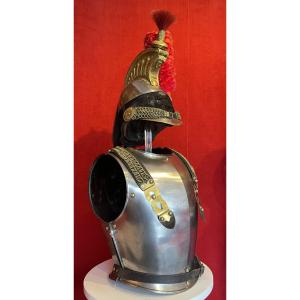Casque et Cuirasse Troupe de Cuirassier, Second Empire Napoléon / Louis-Philippe Cavalerie