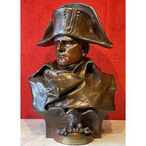 Large Bronze Napoleon By Colombo, Cast By Pinedo For The 1893 World's Fair In Chicago, Empire 