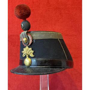 Shako Officier Infanterie Modèle 1872, France Troisième République