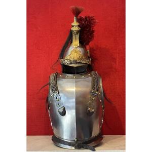 Casque et Cuirasse de Cuirassier de la Garde Impériale Napoléon III,  Second Empire