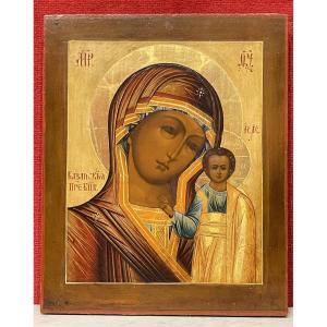 Icon Of The Virgin Of Kazan, Russia, 19th Century / Mary, Mother Of God Orthodox