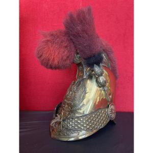 French Second Empire Firefighter Officer Helmet, Napoleonic III Era