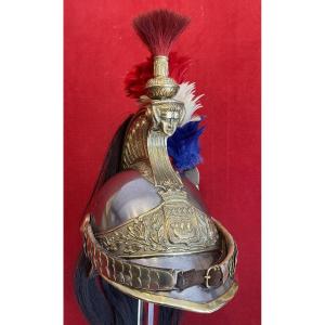 Casque Garde Républicaine à Cheval de Paris, Modèle 1876, France Cavalerie