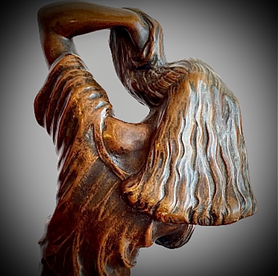 Bronze Abel Philippe "leda And The Swan"-photo-4