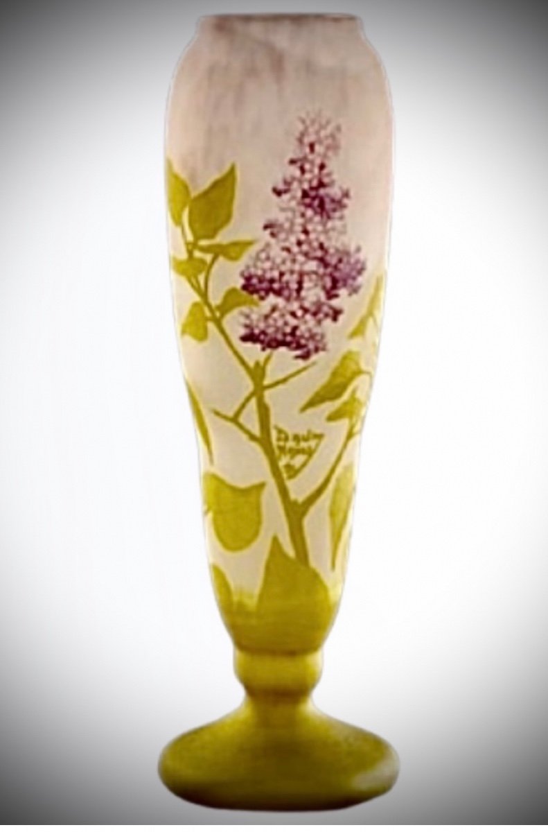 Daum Nancy Lilac Vase