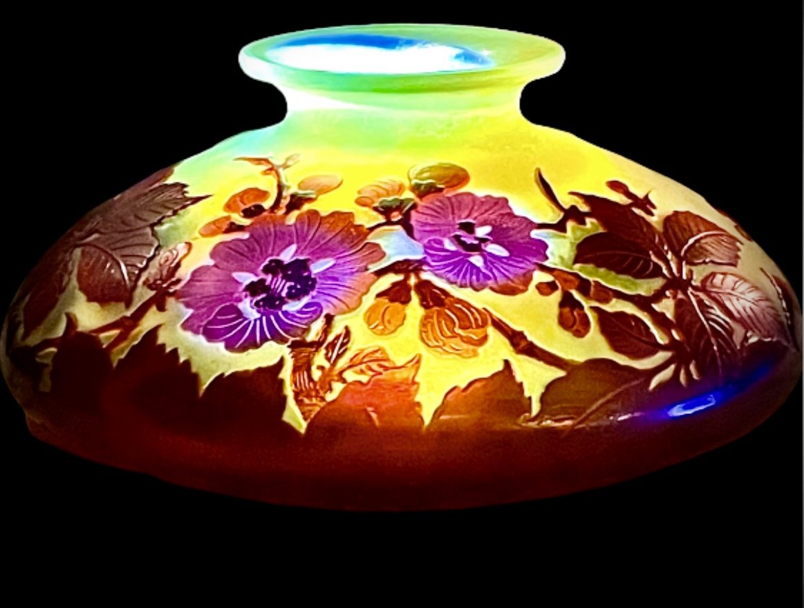 Emile Gallé Vase Toupie -photo-1