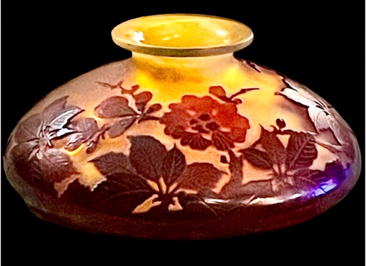 Emile Gallé Spinning Top Vase