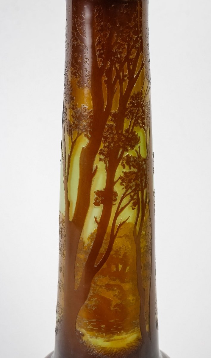Emile Galle Art Nouveau Lamp -photo-3