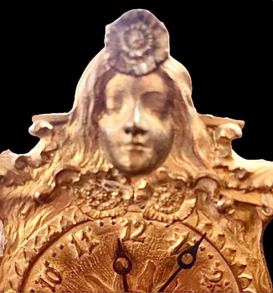 Louchet Small Art Nouveau Clock-photo-4