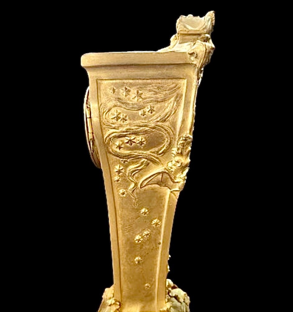 Louchet Small Art Nouveau Clock-photo-1