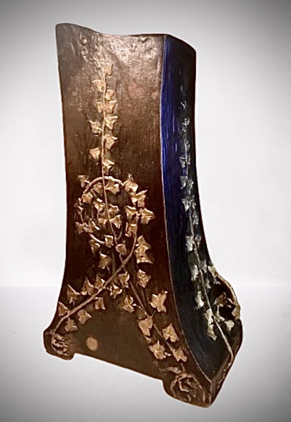 Vase en bronze de Georges  Flamand double patine -photo-3