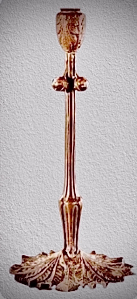 Lampe importante de Muller frères Luneville-photo-4