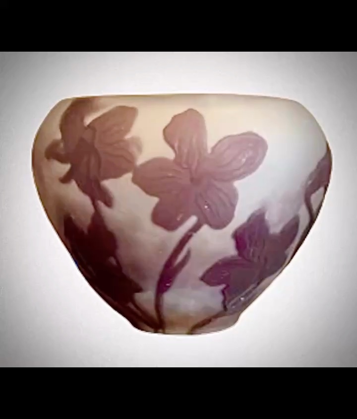 émile Gallé Small Vase Tea Ceremony -photo-3