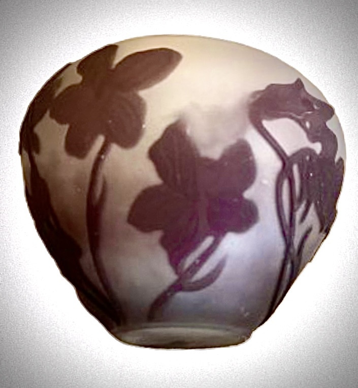 émile Gallé Small Vase Tea Ceremony -photo-4