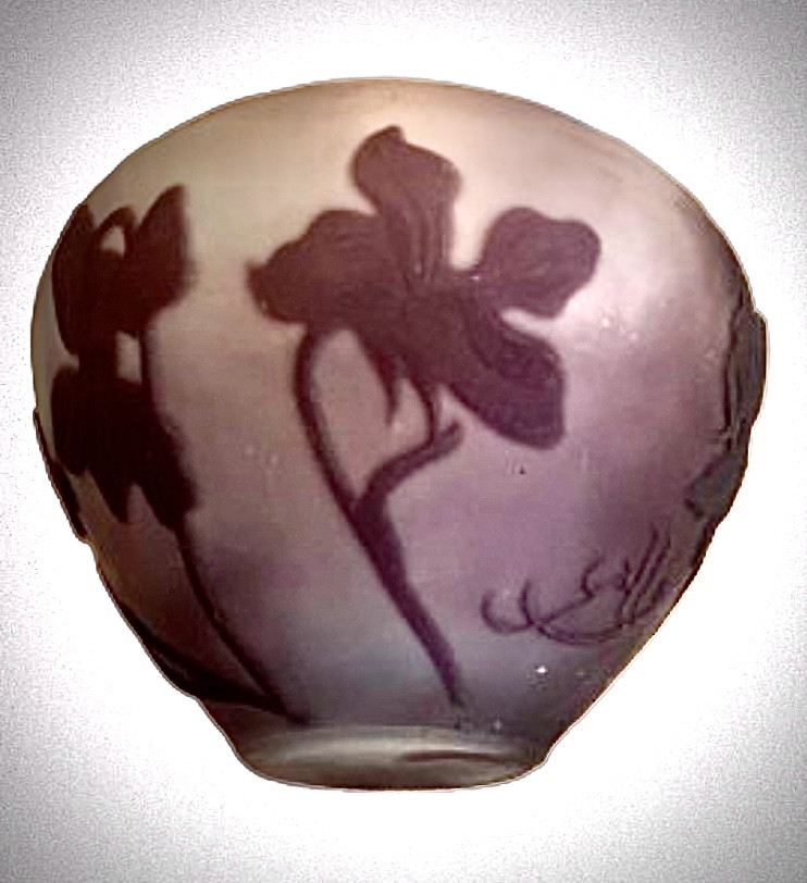 émile Gallé Small Vase Tea Ceremony -photo-3