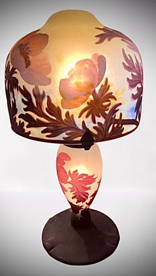 MULLER FRERES A LUNEVILLE LAMPE-photo-2