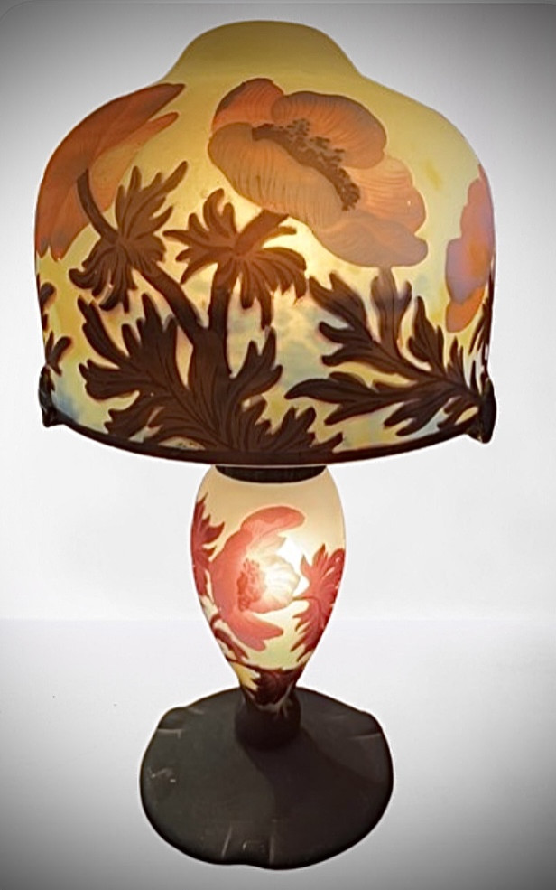 MULLER FRERES A LUNEVILLE LAMPE-photo-1