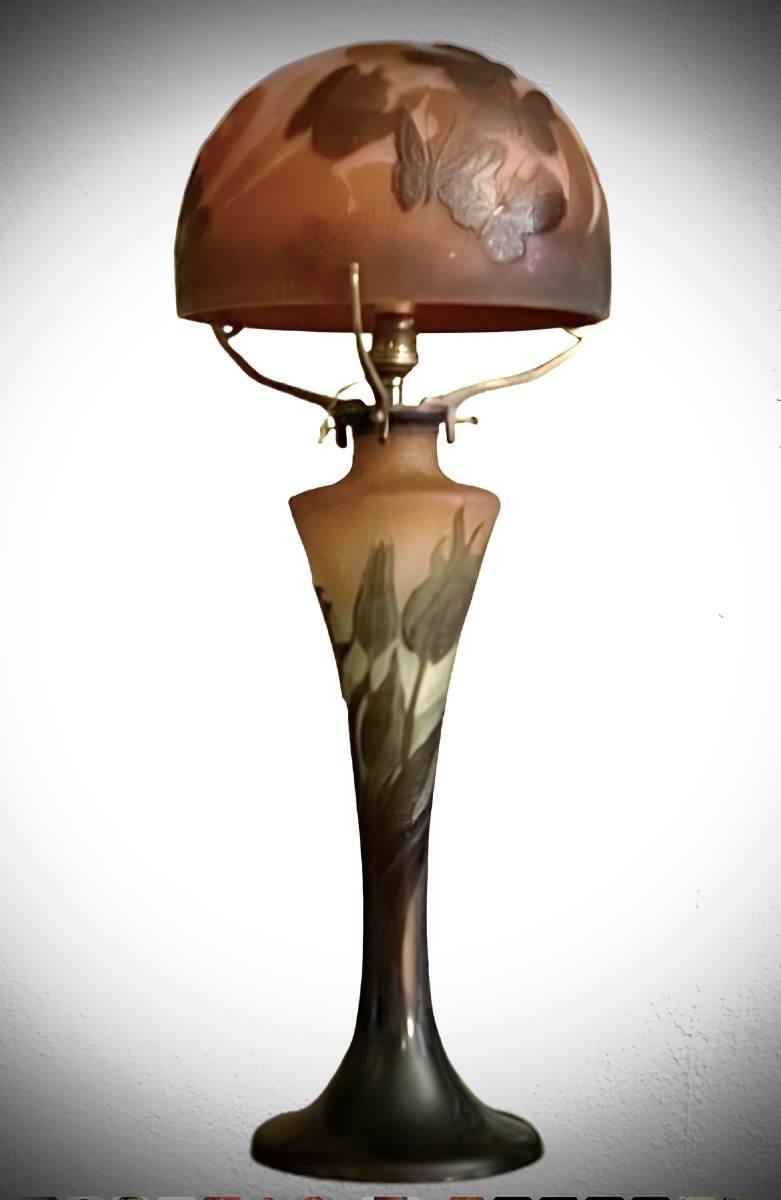 Émile Gallé grande Lampe 