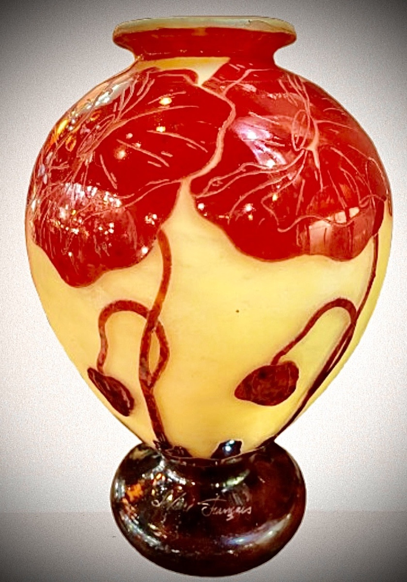 Charles Schneider vase le Verre Français -photo-1