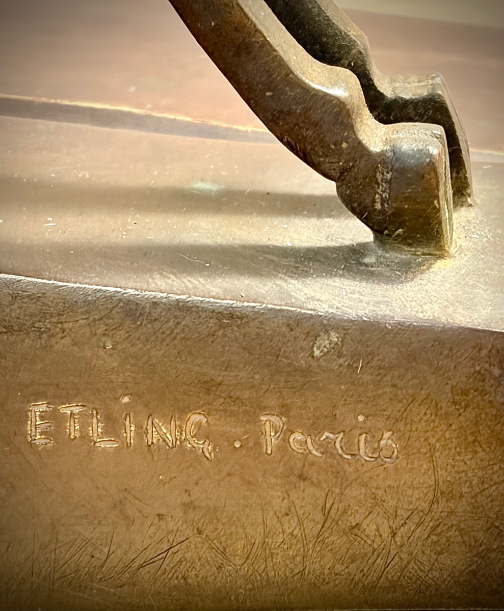 Marcel Bouraine   Bronze  Art Deco -photo-3