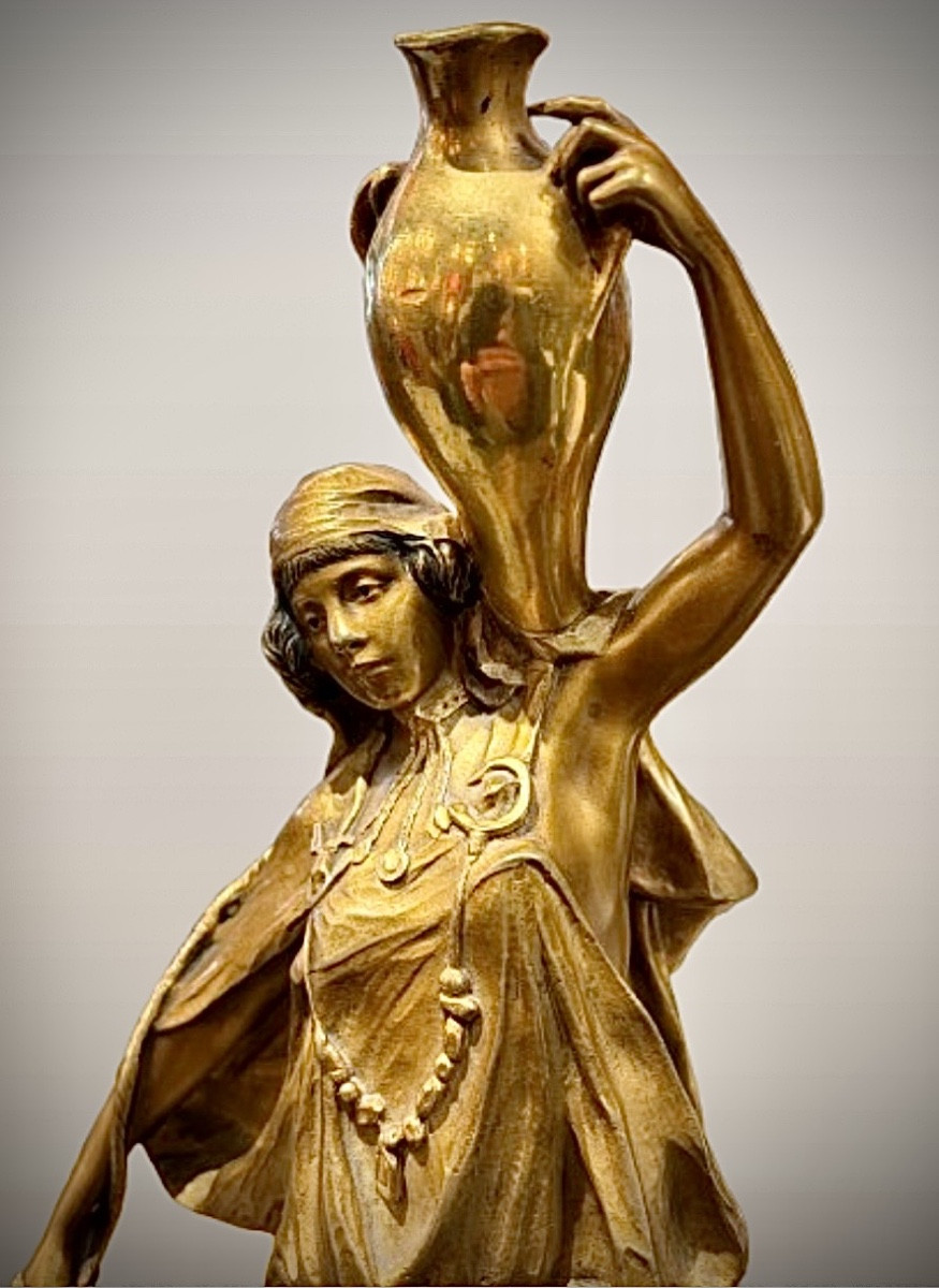 Jean-baptiste Bellec Orientalist Bronze -photo-2