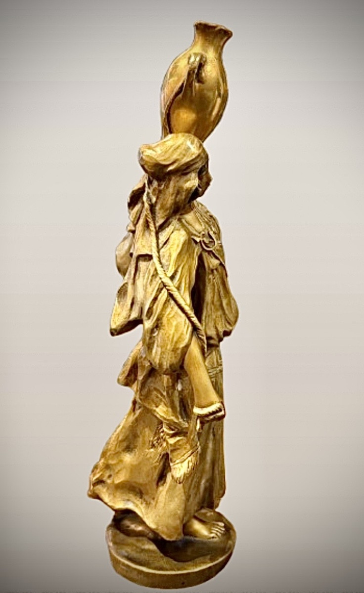 Jean-baptiste Bellec Orientalist Bronze -photo-3