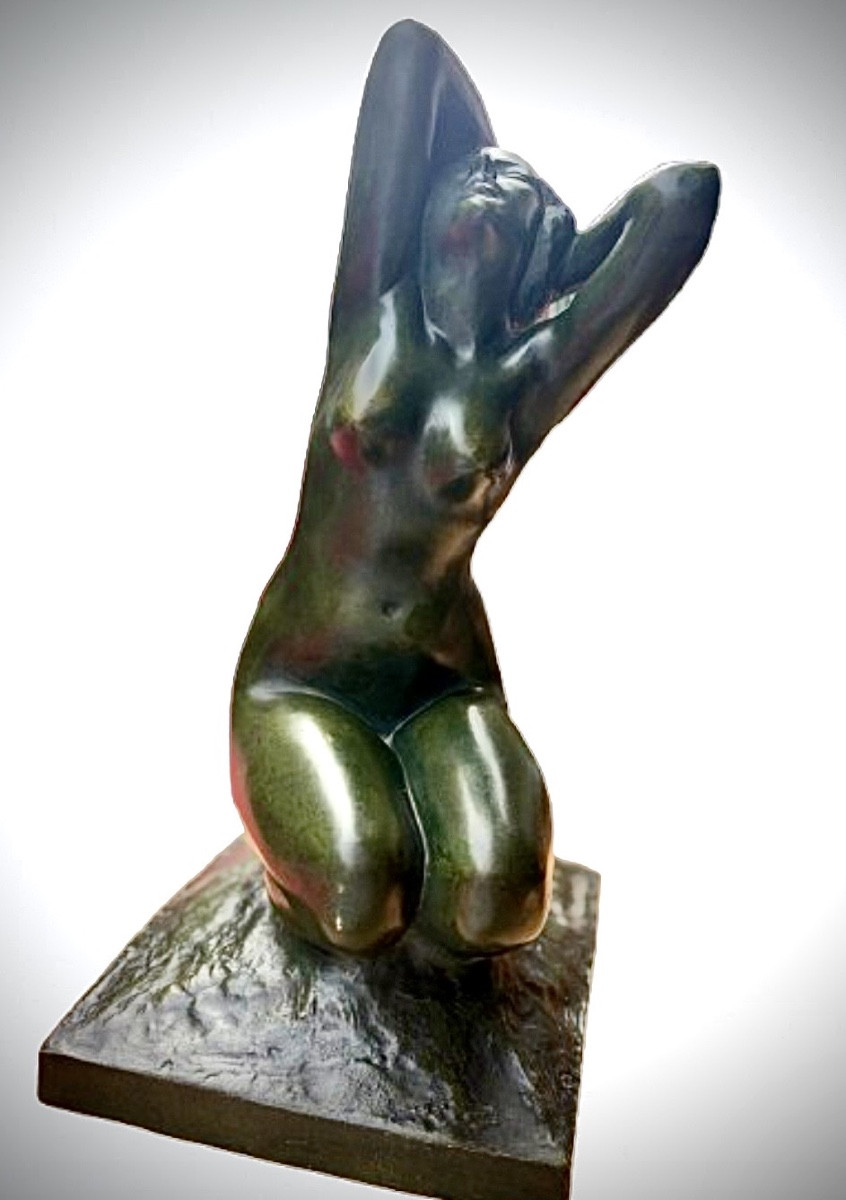 Amadeo Gennarelli bronze femme