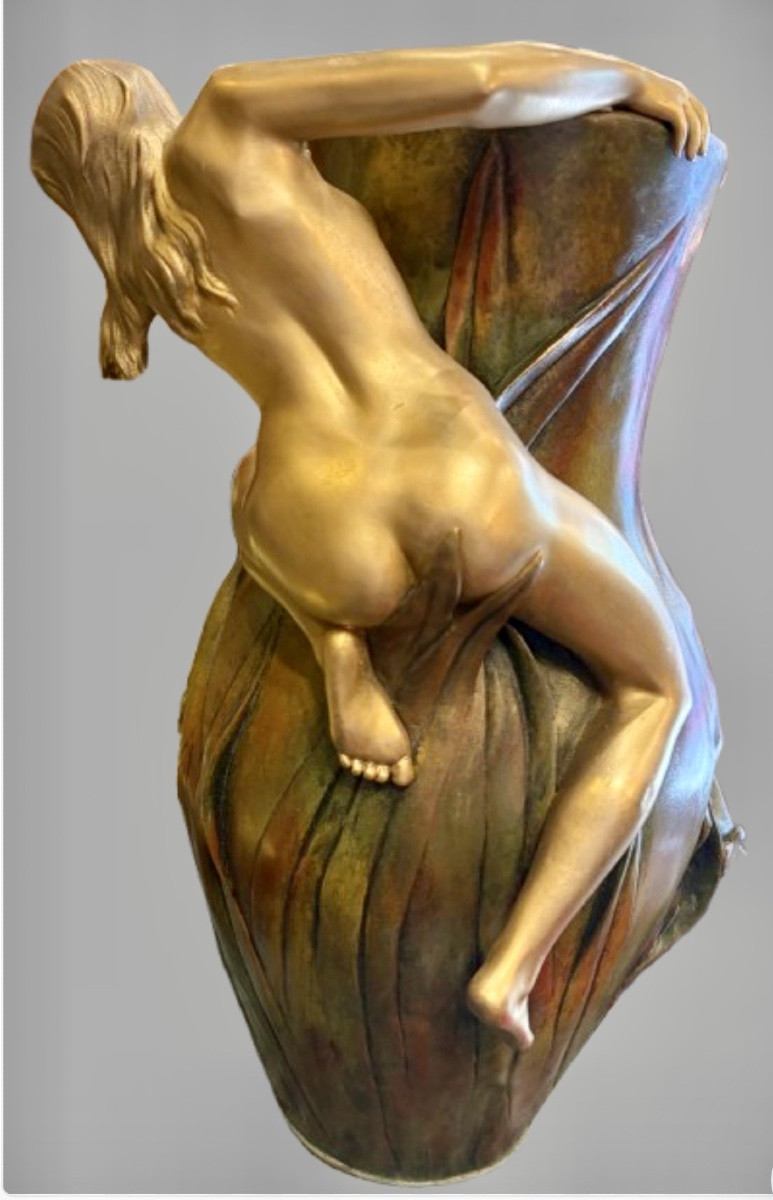 Domenech vase en bronze -photo-3