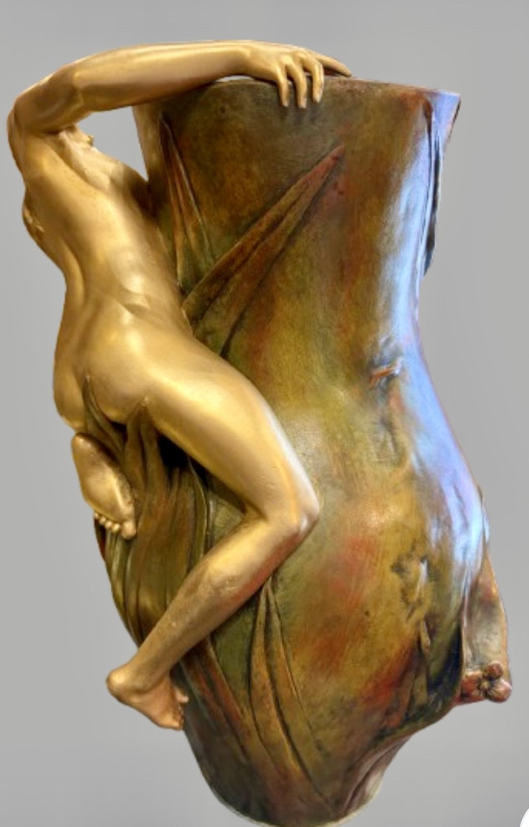 Domenech vase en bronze -photo-4