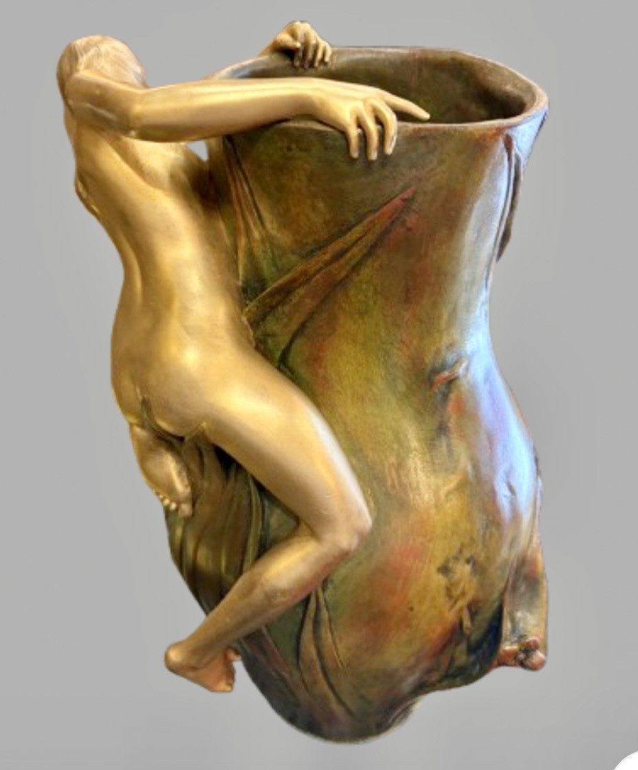 Domenech vase en bronze -photo-1