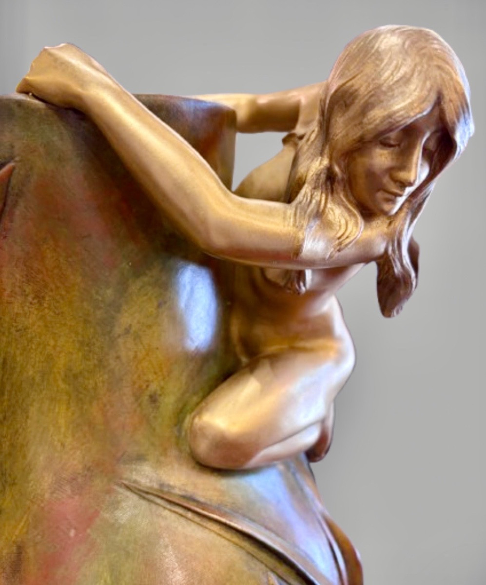 Domenech vase en bronze 