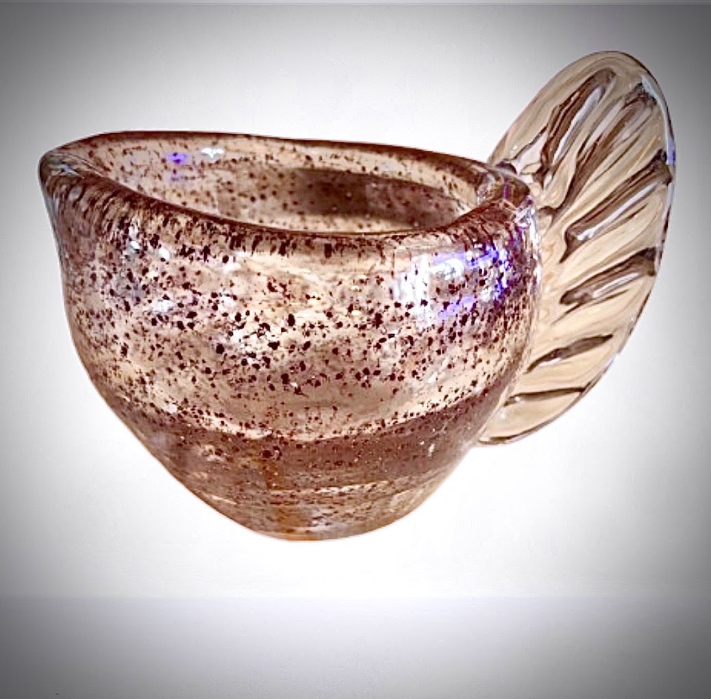 Schneider Vase With Leaf-shaped Handle -photo-2
