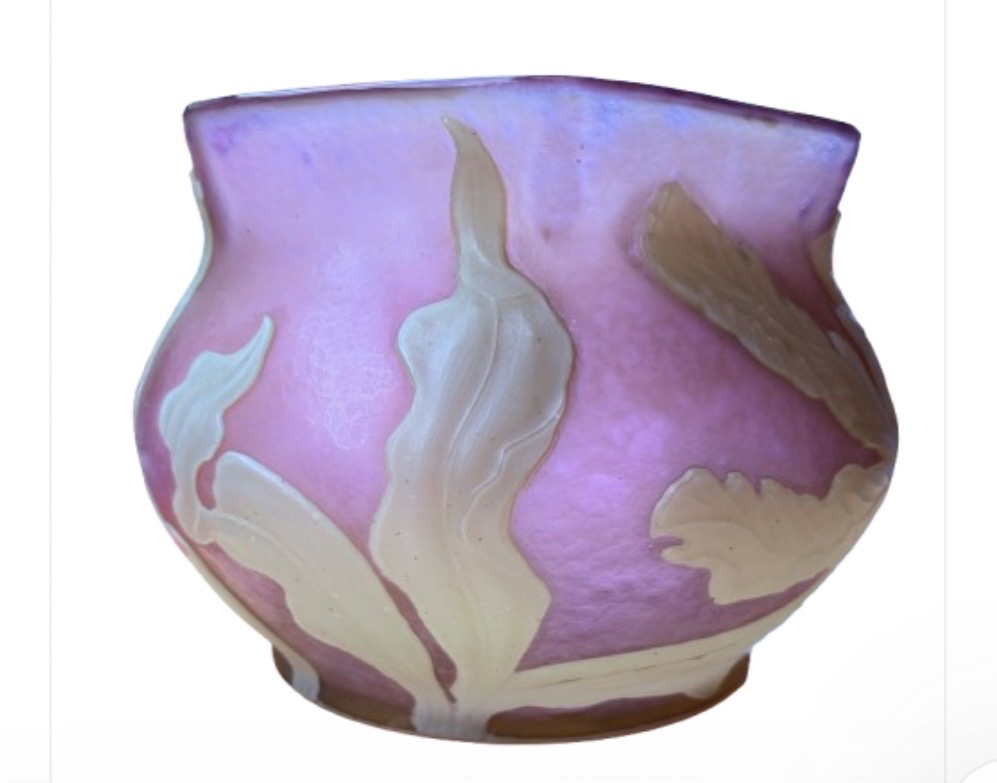Vase From The Art Glassworks Of Lorraine -photo-3