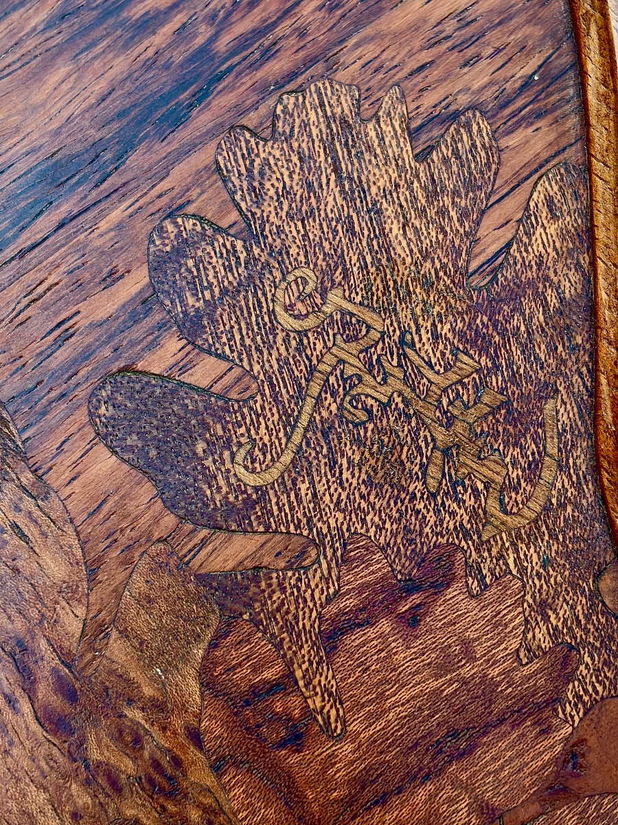Émile Gallé table à la pie ART  NOUVEAU-photo-3