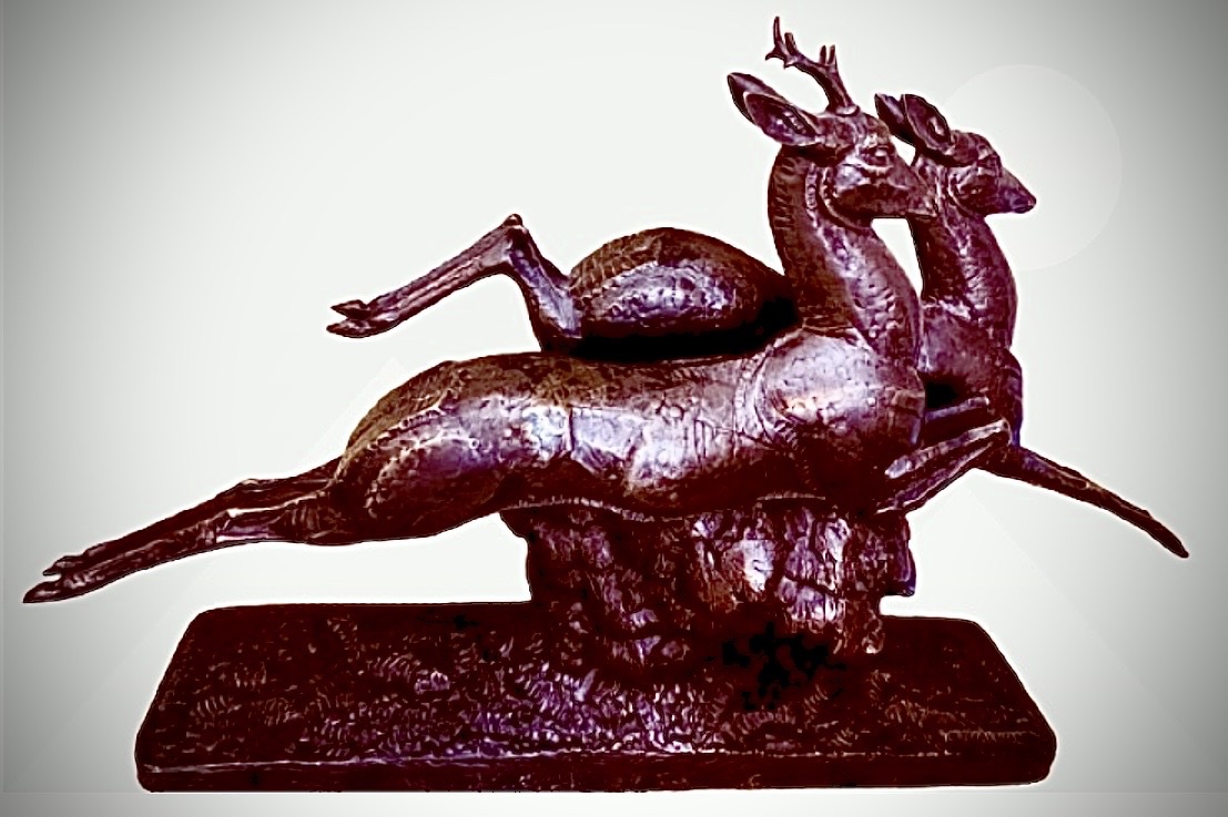 A Lost-wax Bronze Becquerel From The Susse Frères Foundry-photo-2