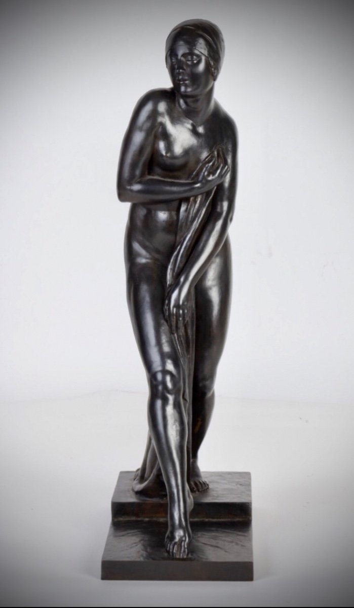 Sculpture ART DECO En Bronze Georges Chauvel 