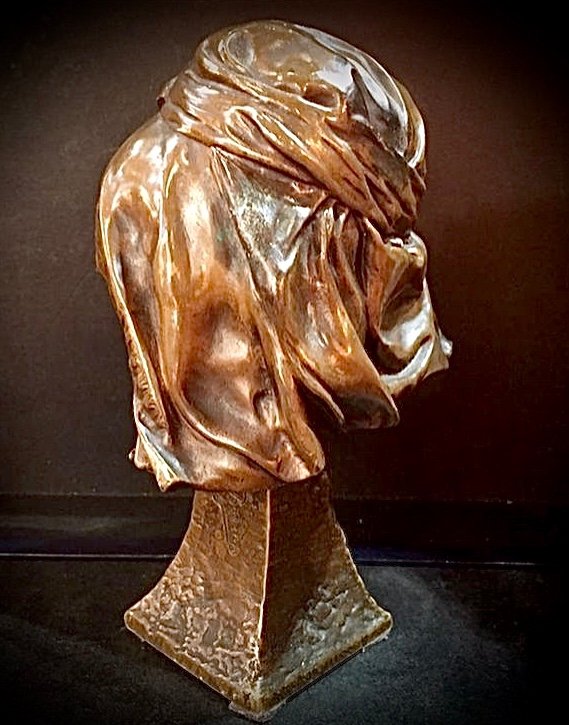 Bust In Bronze From E.barrias  -photo-4