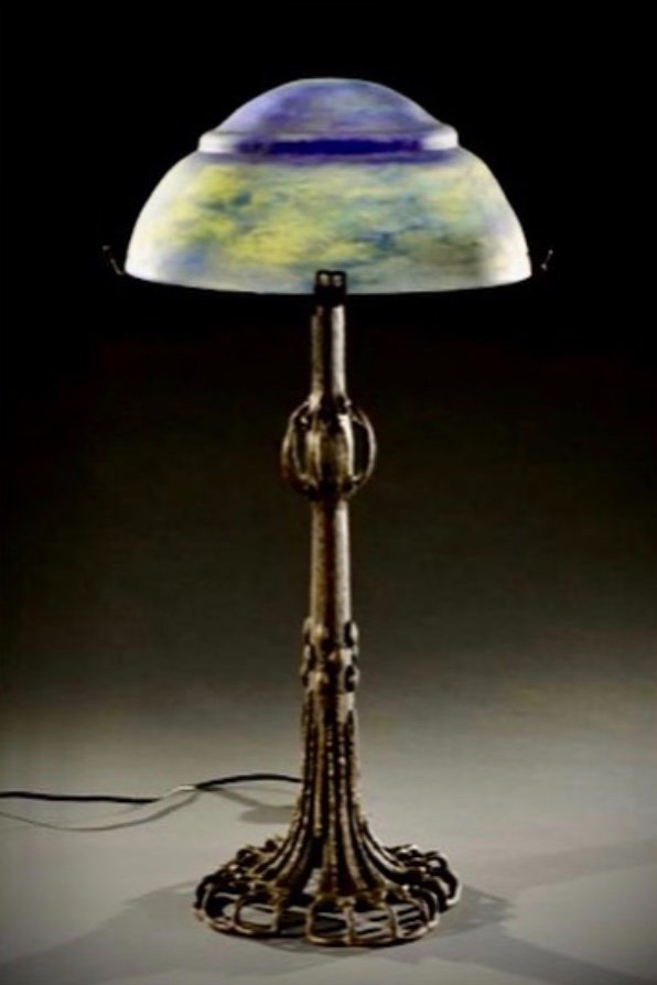 IMPORTANTE LAMPE   De Daum Et Louis  Majorelle 